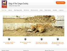Tablet Screenshot of dogsoftheganges.com